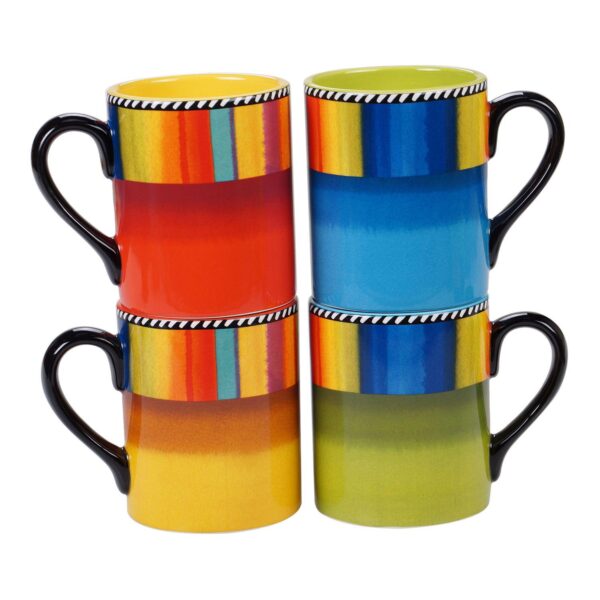 Certified International Sierra 4-pc. Mug Set