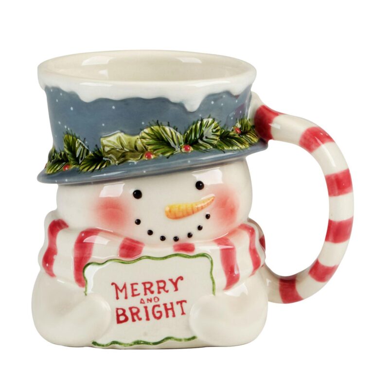 Certified International Snowman Greetings 4-pc. Mug Set - Image 2