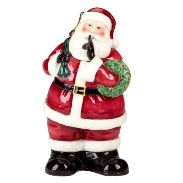 Certified International Santa's Secret 3D Cookie Jar