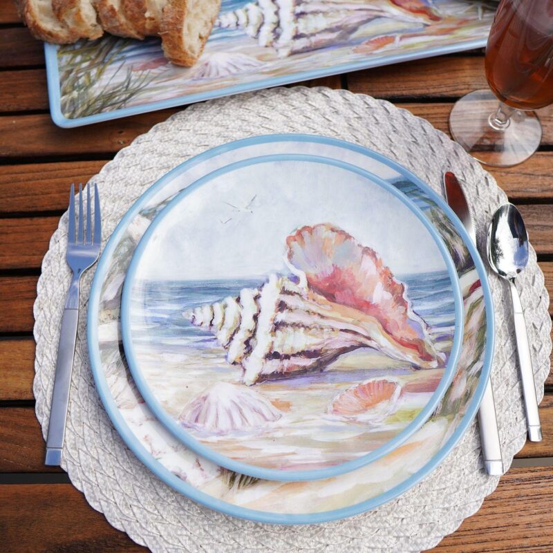 Certified International Seacoast 6-Piece Salad Plate Set - Image 4
