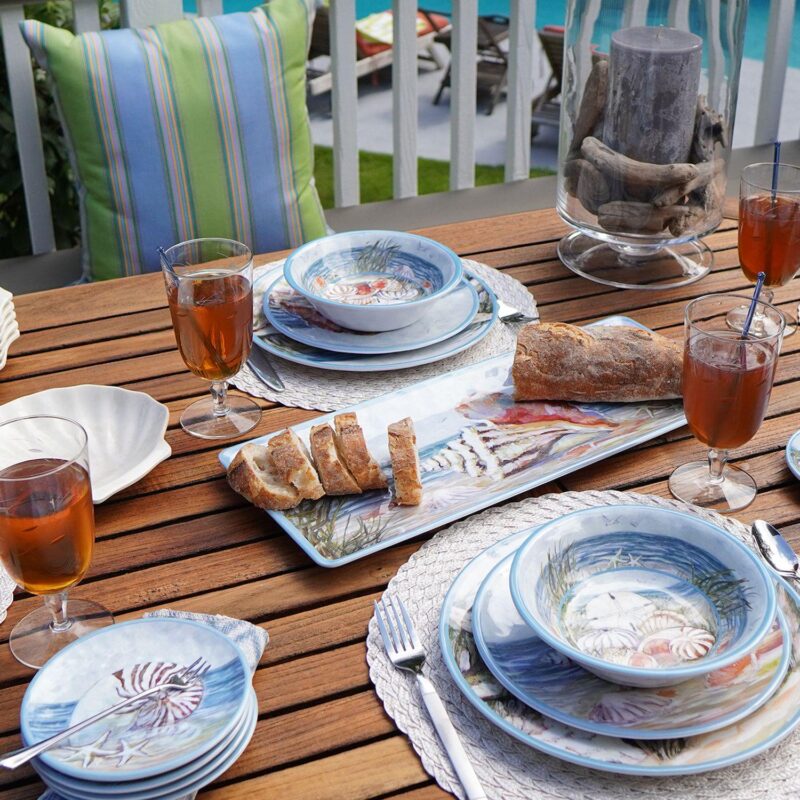 Certified International 12-Piece Seacoast Dinnerware Set - Image 5