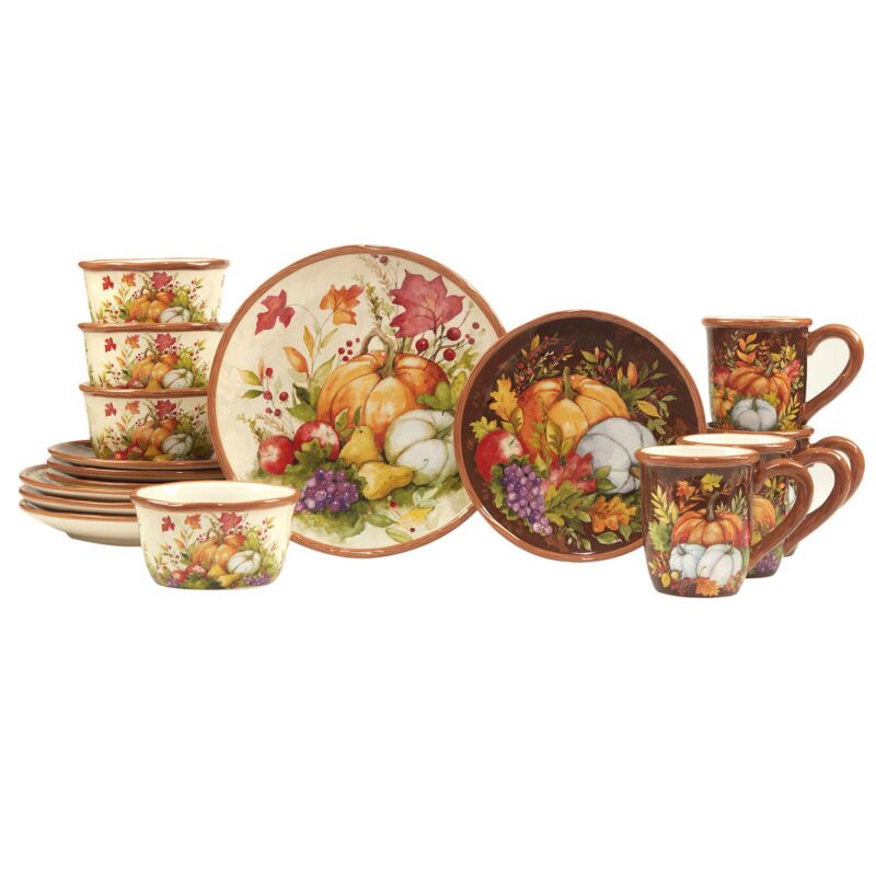 Certified International Harvest Blessings 16-piece Dinnerware set