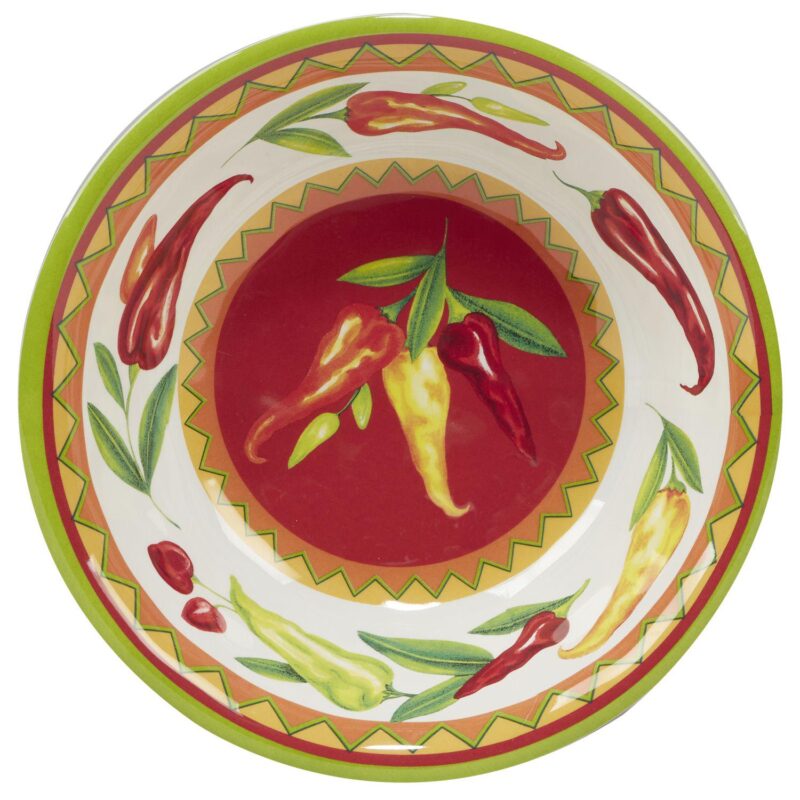 Certified International Red Hot 5-pc. Melamine Salad/Serving Set - Image 2