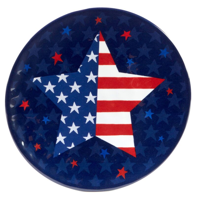 Certified International Stars and Stripes 6-pc. Salad Plate Set - Image 2