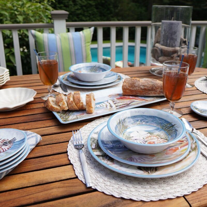 Certified International Seacoast 6-Piece Dinner Plate Set - Image 5