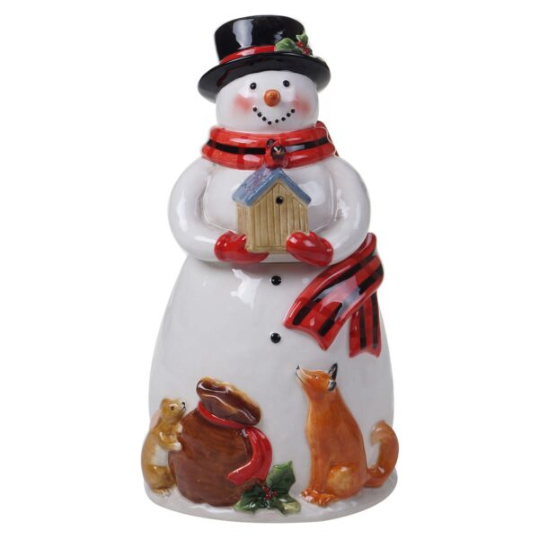 Certified International Magic of Chrismas Snowman Cookie Jar