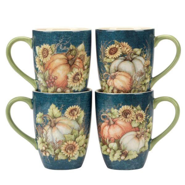 Certified International Autumn Breeze 4 pc Mug Set