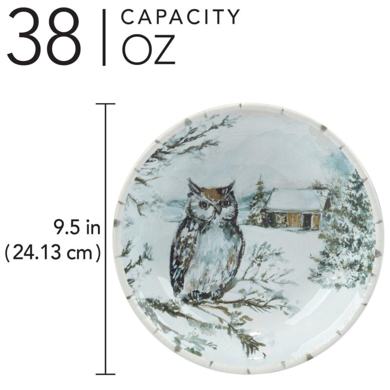 Certified International Winters Frost 4 Soup Bowls Set - Image 5