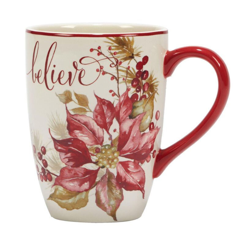 Certified International Set of 4 Winter's Joy Mugs - Image 4