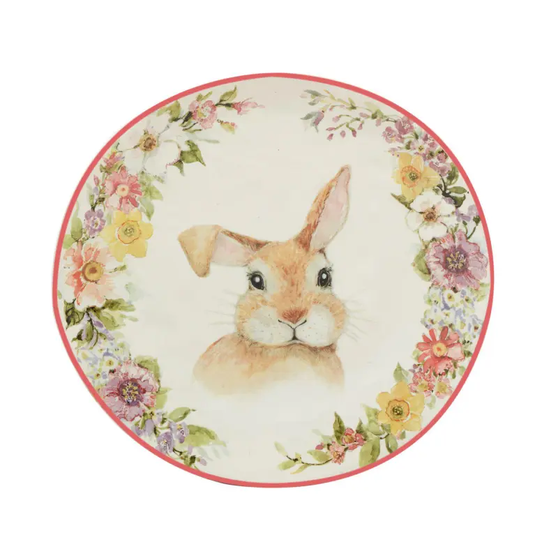 Certified International Easter Garden 4-pc. Salad Plate Set - Image 4