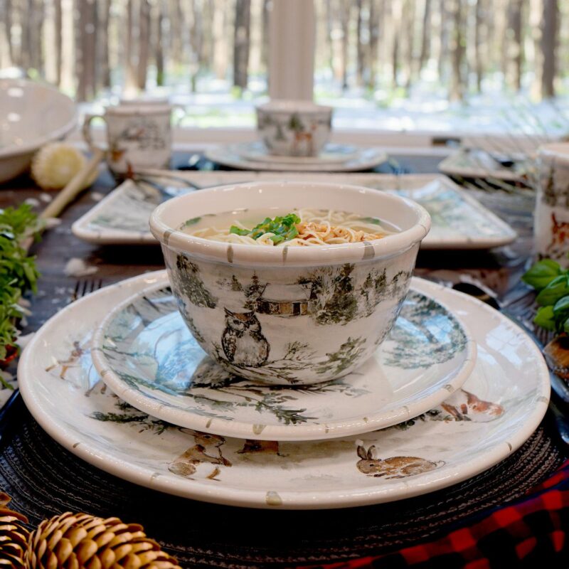 Certified International Winters Frost 4 Ice Cream Bowls Set - Image 3