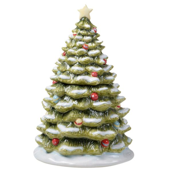 Certified International Evergreen Christmas Cookie Jar