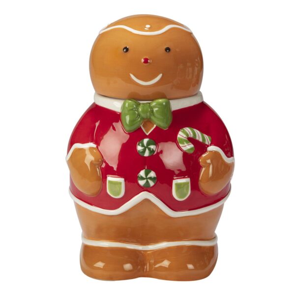 Certified International Holiday Magic Gingerbread 3D Cookie Jar