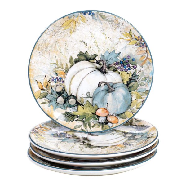 Certified International Harvest Gathering 4-pc. Salad Plate Set