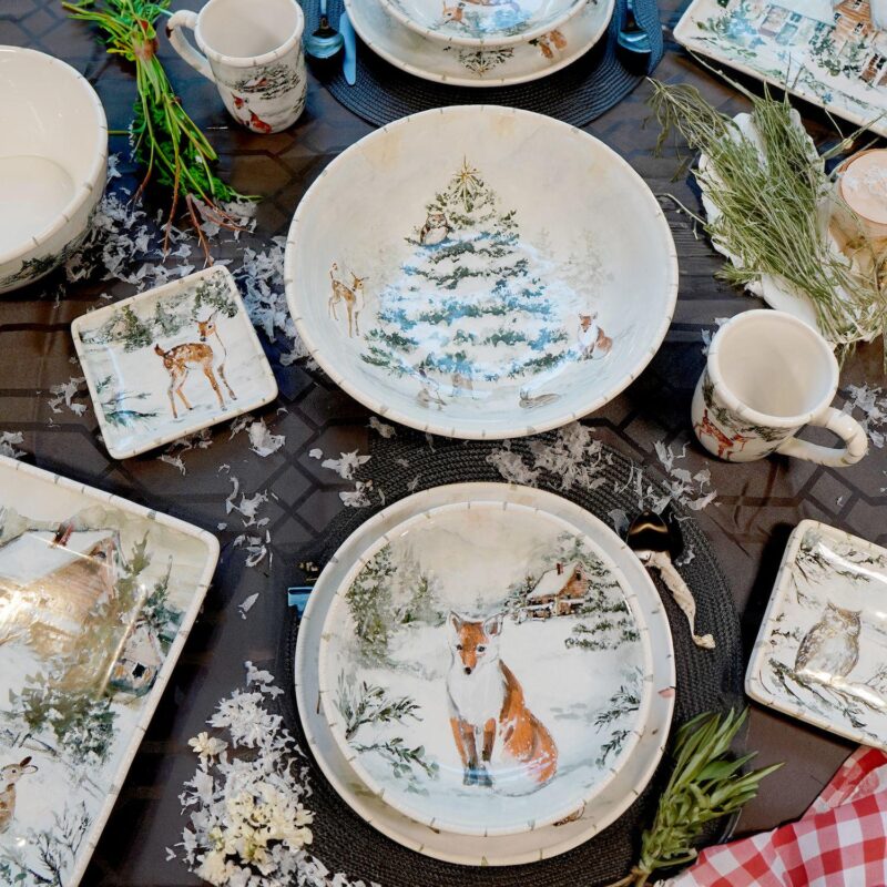 Certified International Winters Frost 4 Soup Bowls Set - Image 4