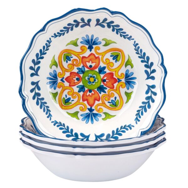 Certified International 4-Piece Flores All Purpose Bowl Set