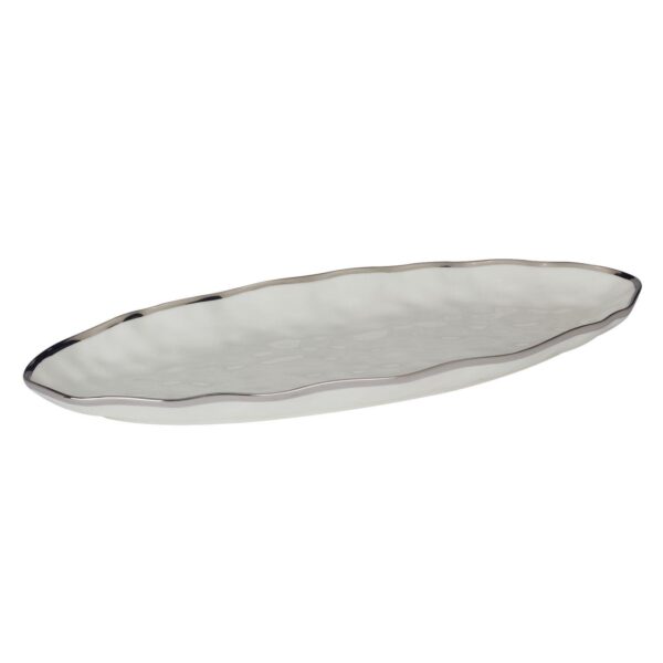 Certified International Regency Silver Oval Fish Platter