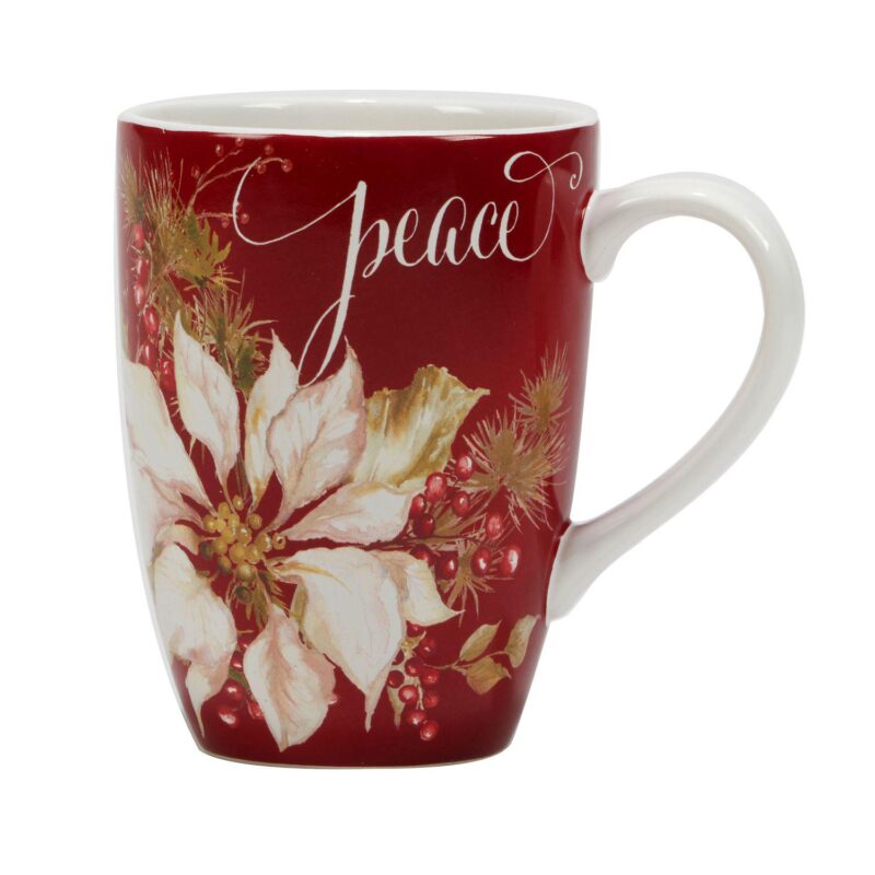 Certified International Set of 4 Winter's Joy Mugs - Image 5