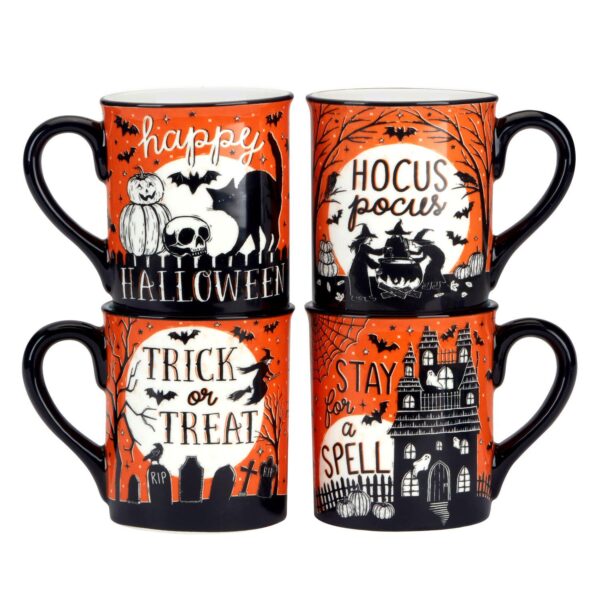 Certified International Hocus Pocus 4 pc Mug Set