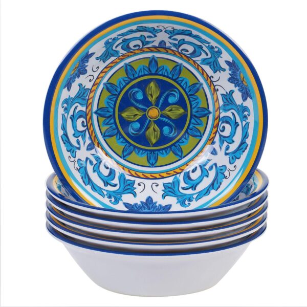 Certified International Lucca 6-piece Melamine All-Purpose Bowl Set