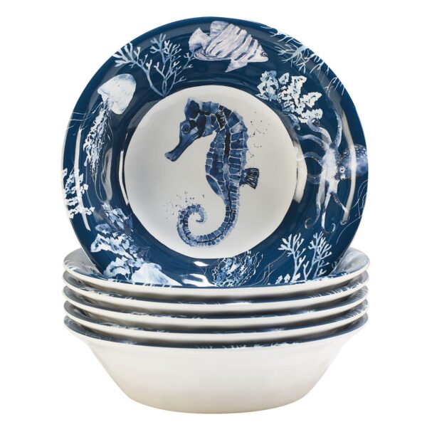 Certified International Sea Life 6-Piece Bowl Set