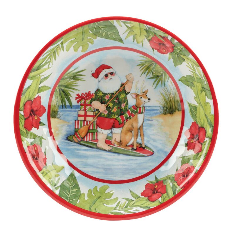 Certified International Set of 6 Santa's Wish All Purpose Bowls - Image 2