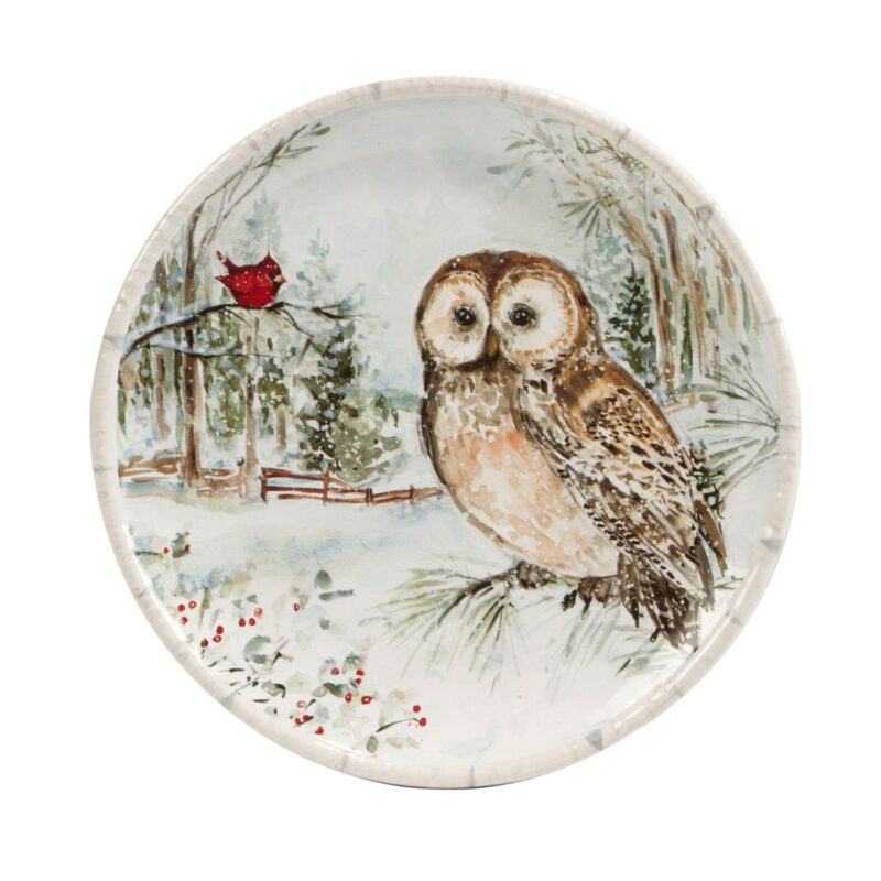 Certified International Winters Walk 4-pc. Dessert Plate Set - Image 5