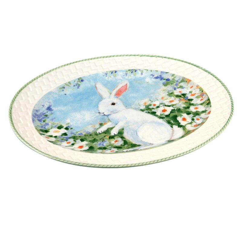 Certified International Easter Morning Oval Platter - Image 3
