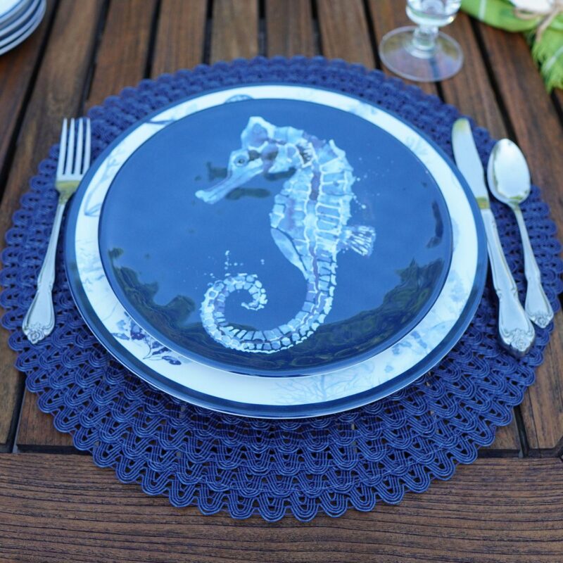 Certified International Sea Life 6-Piece Salad Plate Set - Image 4