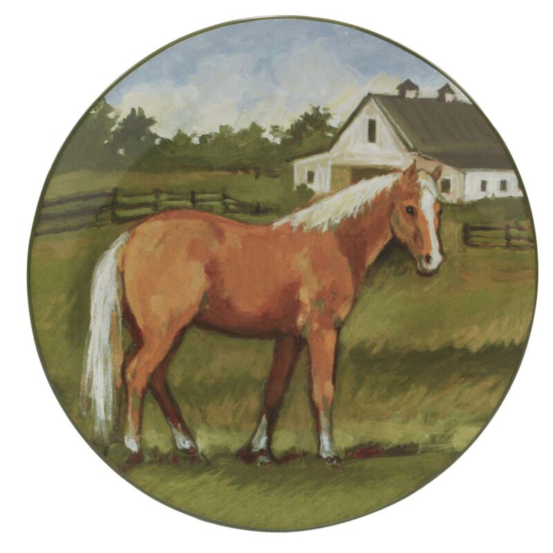 Certified International York Stables 4-pc. Dinner Plate Set - Image 3