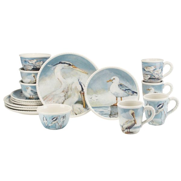 Certified International Shorebirds 16-pc. Dinnerware Set