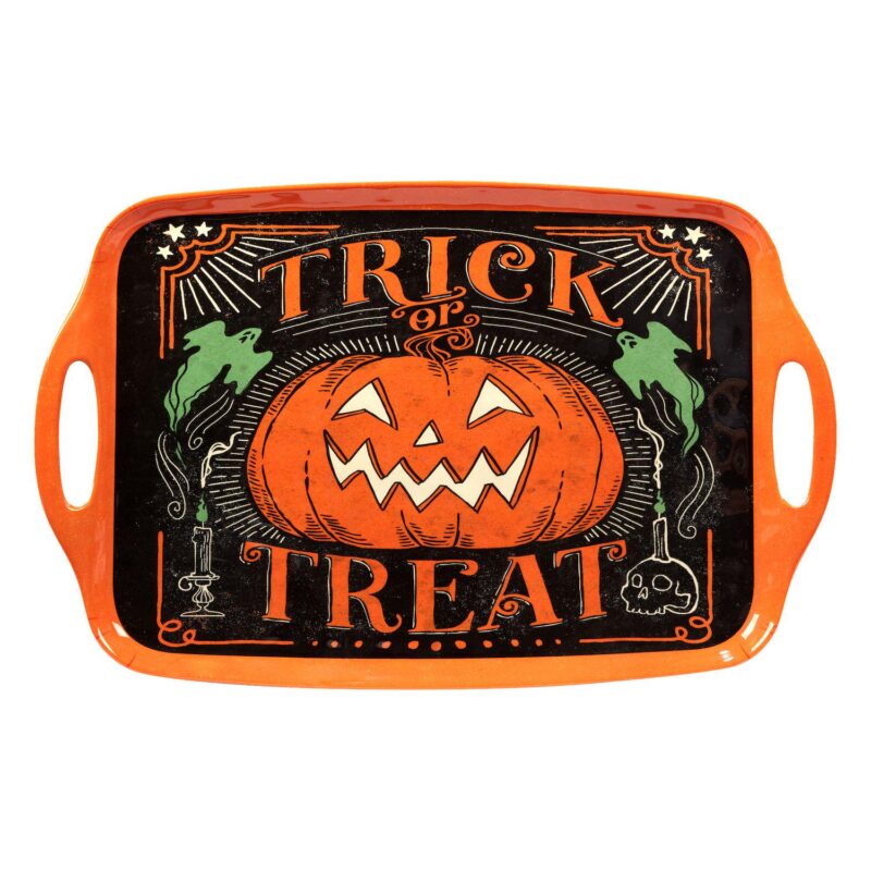 Certified International Scaredy Cat 3-pc. Melamine Hostess Set - Image 3