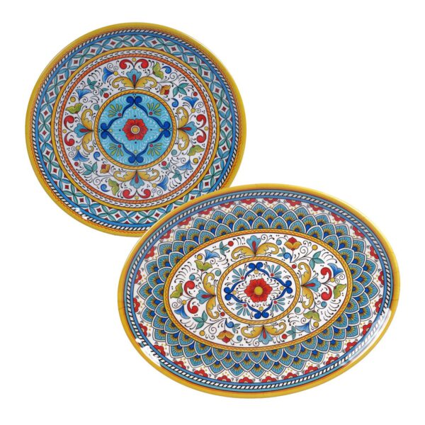 Certified International Portofino 2-pc. Melamine Platter Set