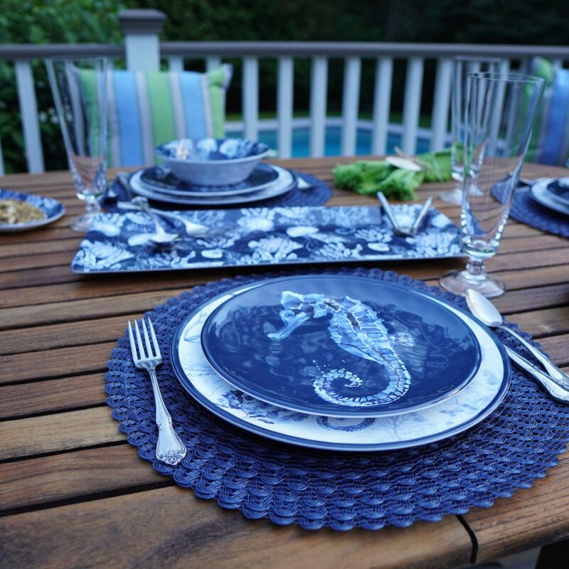 Certified International Sea Life 6-Piece Salad Plate Set - Image 5