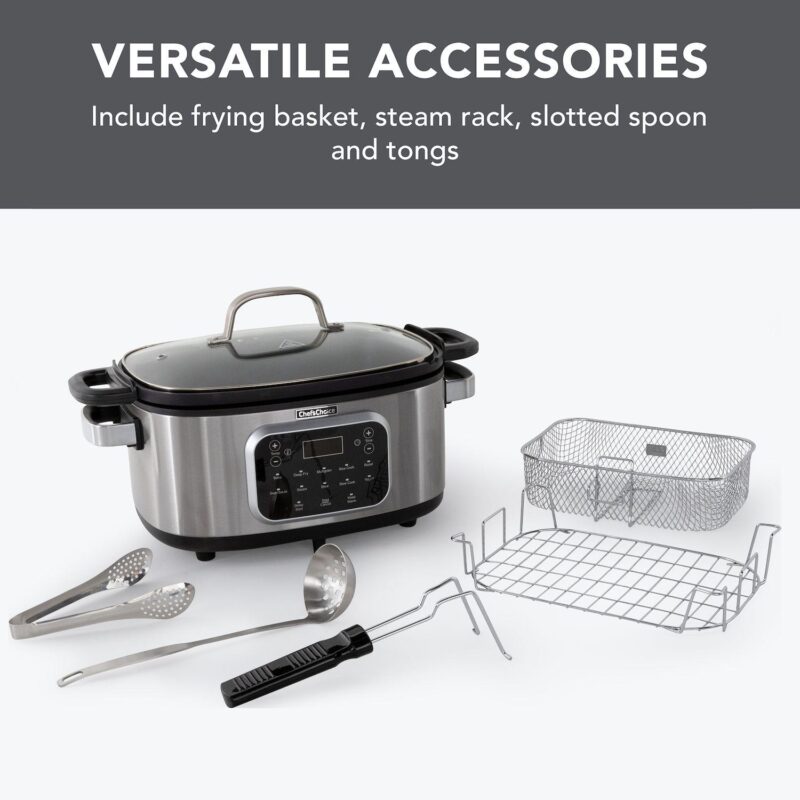 Chef's Choice 6-Qt. All-in-1 Stainless Steel Multi-Cooker - Image 19