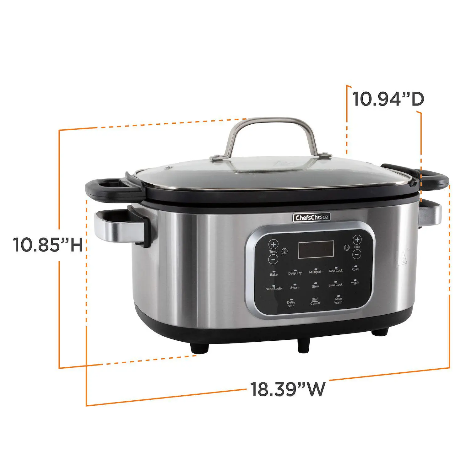 Chef's Choice 6-Qt. All-in-1 Stainless Steel Multi-Cooker - Image 4
