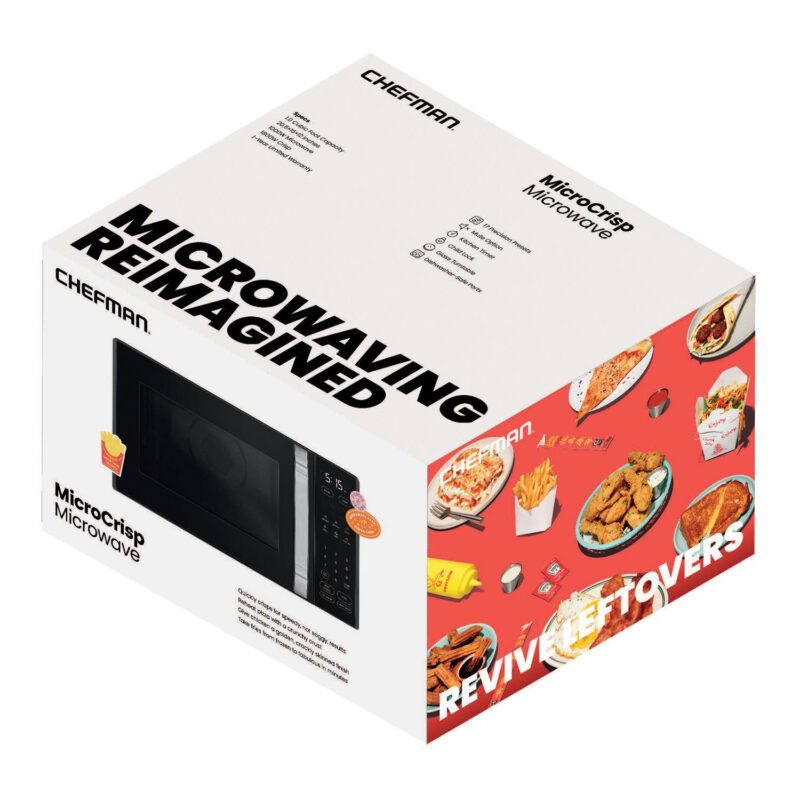 Chefman 1.0 cu. ft. Microwave Crisper with Digital Control - Image 3