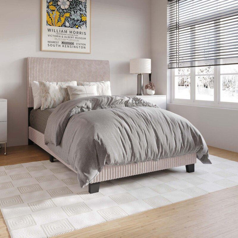 Chic Upholstered Bed - Image 3