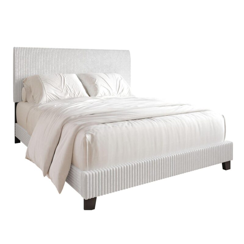 Chic Upholstered Bed - Image 9