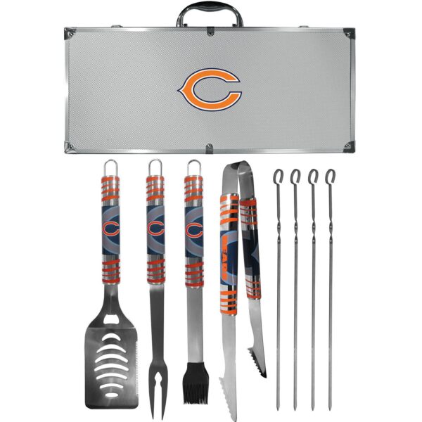 Chicago Bears Tailgater 8-Piece BBQ Grill Set