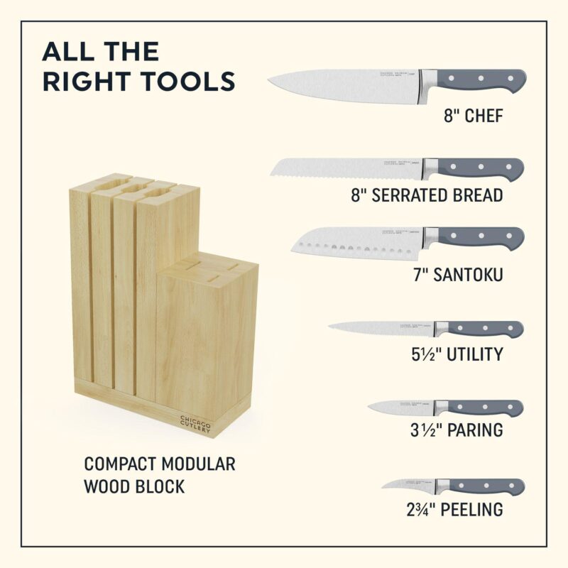 Chicago Cutlery Halsted 7-pc. Modular Block Set - Image 2