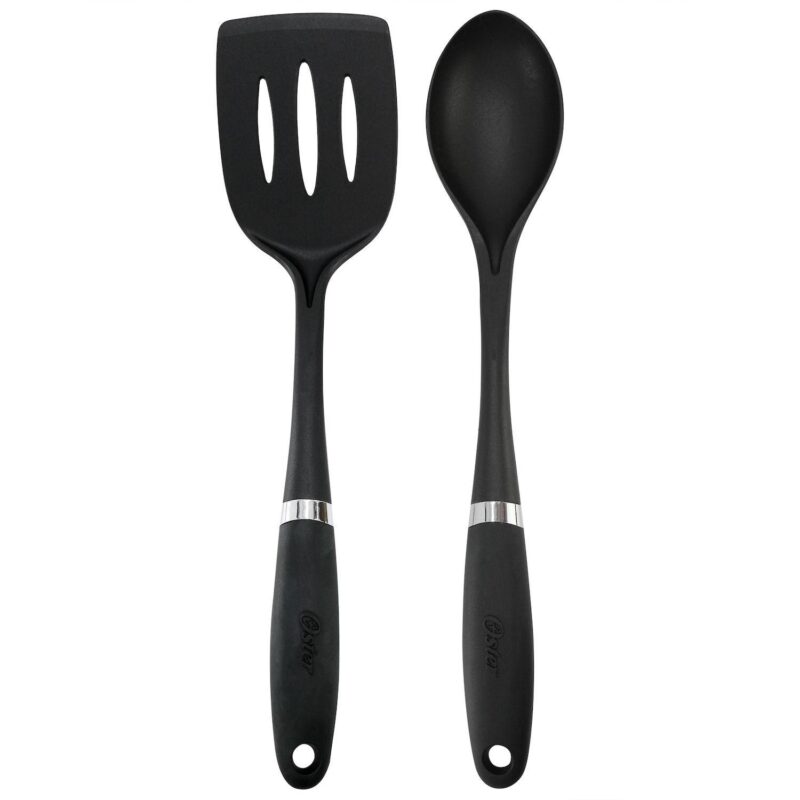 Clairborne 7 Piece Nonstick Aluminum Cookware and Kitchen Tool Set in Linen - Image 5