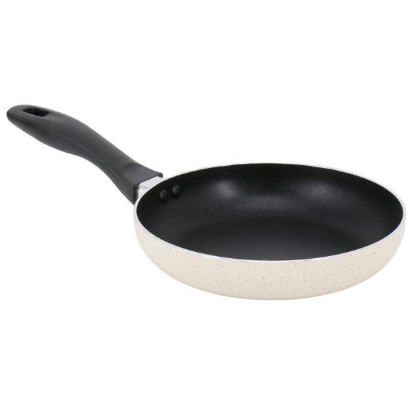 Clairborne 9.5 Inch Round Nonstick Aluminum Frying Pan in Linen