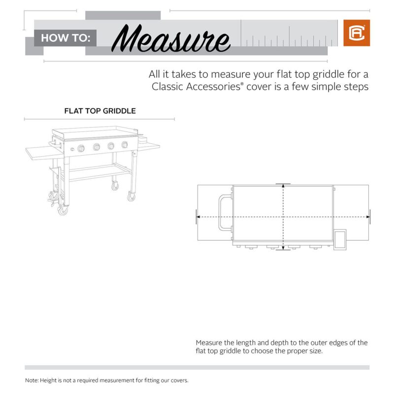 Classic Accessories Patio Large Flat Top Griddle Cover - Image 4