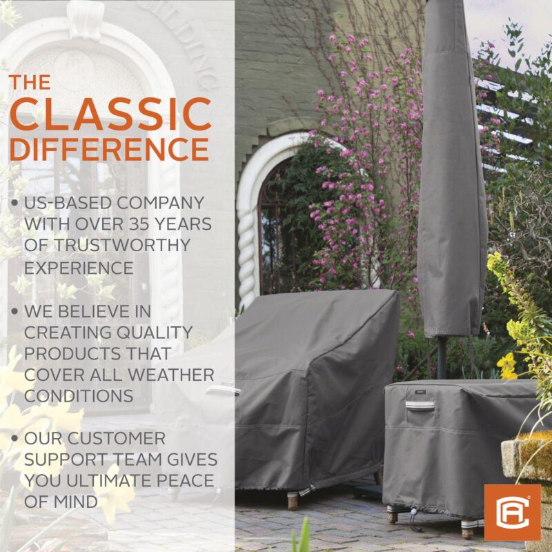 Classic Accessories Ravenna Square Patio Table Cover - Outdoor - Image 11