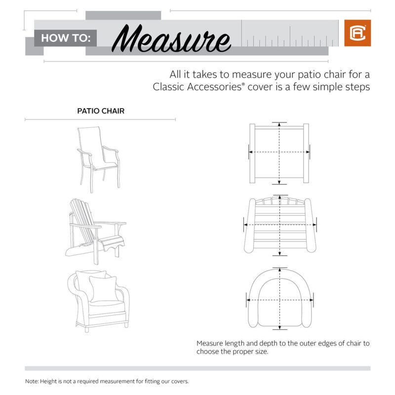 Classic Accessories Ravenna Grill and Patio Lounge Chair Cover Bundle - Image 7