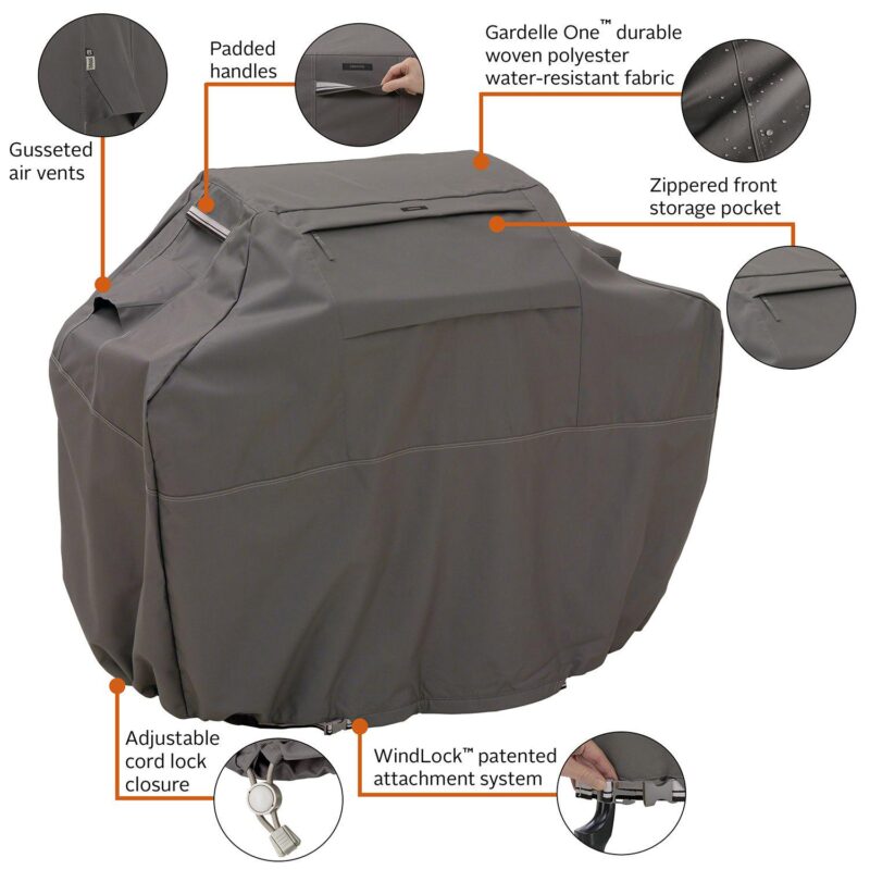 Classic Accessories Ravenna Grill and Patio Lounge Chair Cover Bundle - Image 9
