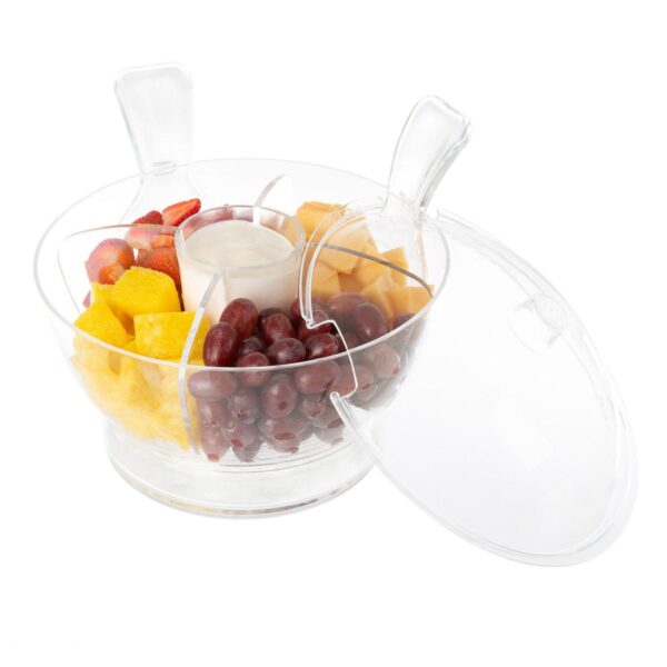 Classic Cuisine Ice Bowl with Serving Utensils