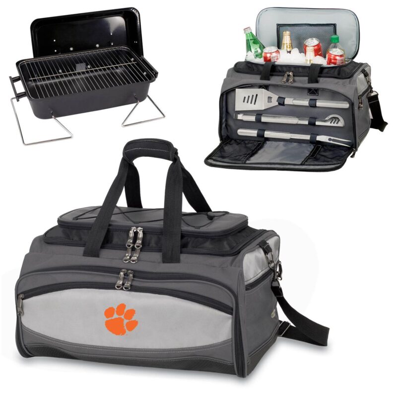 Clemson Tigers 6-pc. Charcoal Grill and Cooler Set - Image 3