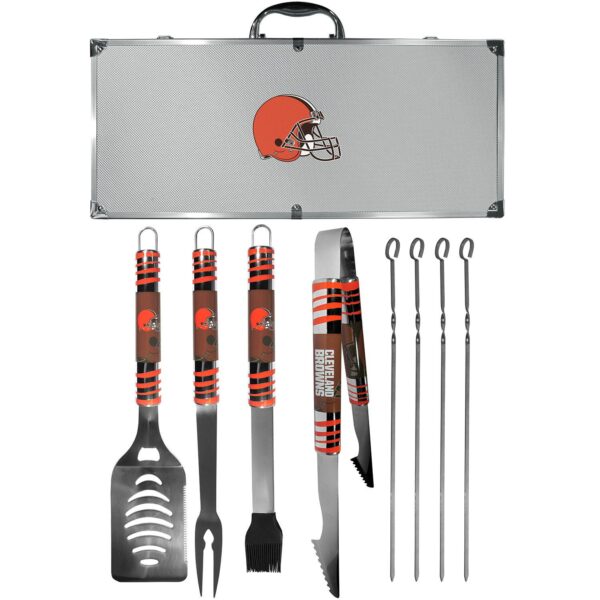 Cleveland Browns Tailgater 8-Piece BBQ Grill Set